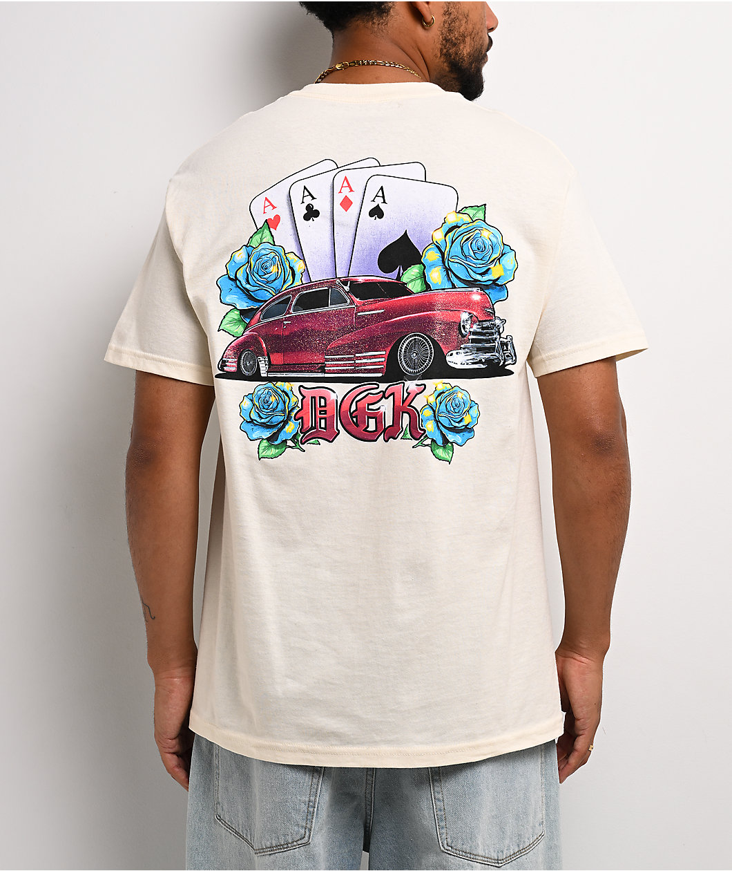 DGK Candy Aces Cream T-Shirt