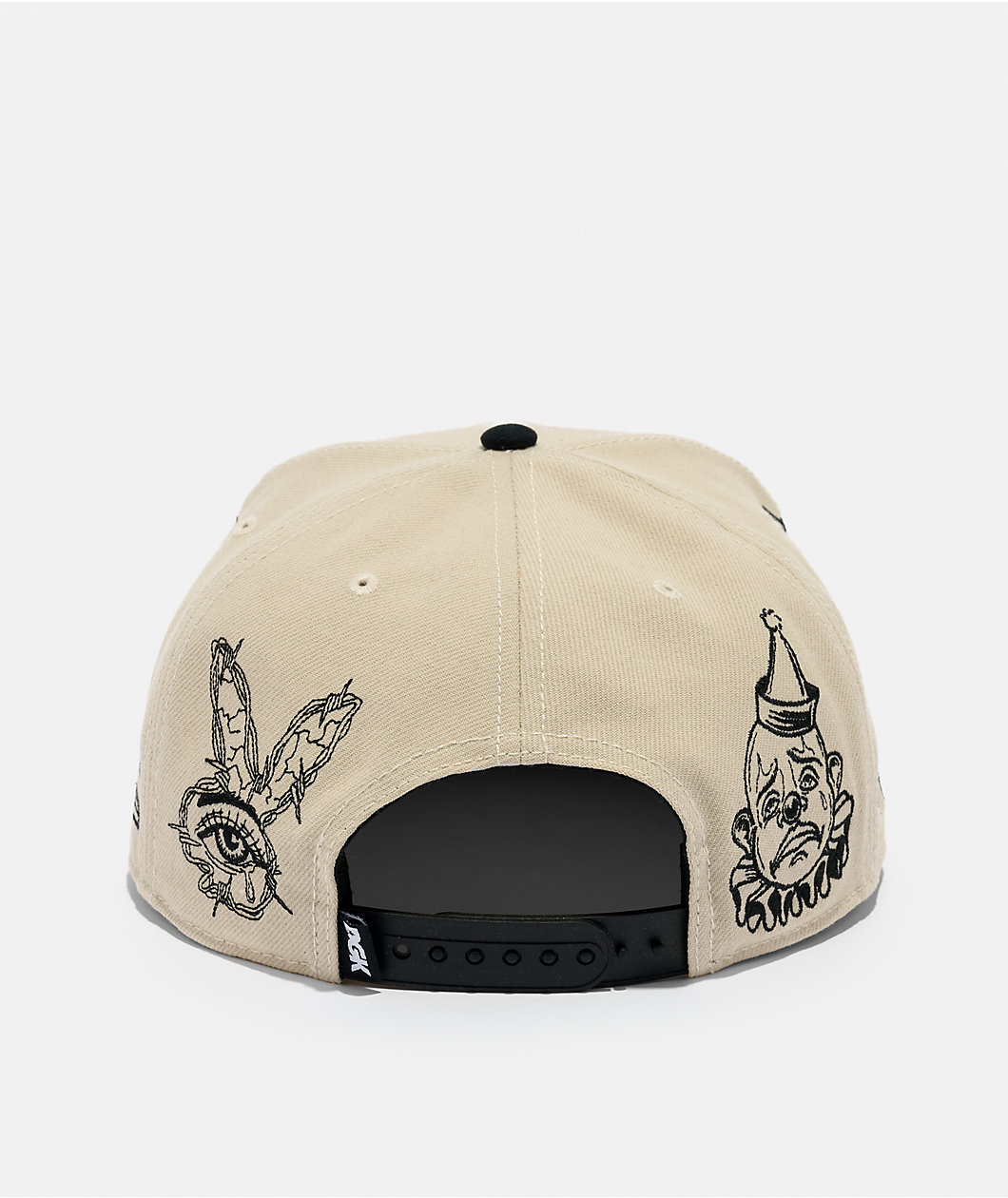 DGK Clownin Natural & Black Snapback Hat
