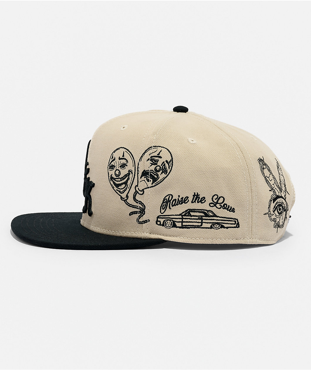 DGK Clownin Natural & Black Snapback Hat at Foxvalley Mall in