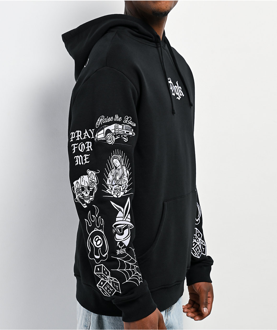 DGK Crazy Life Black Hoodie