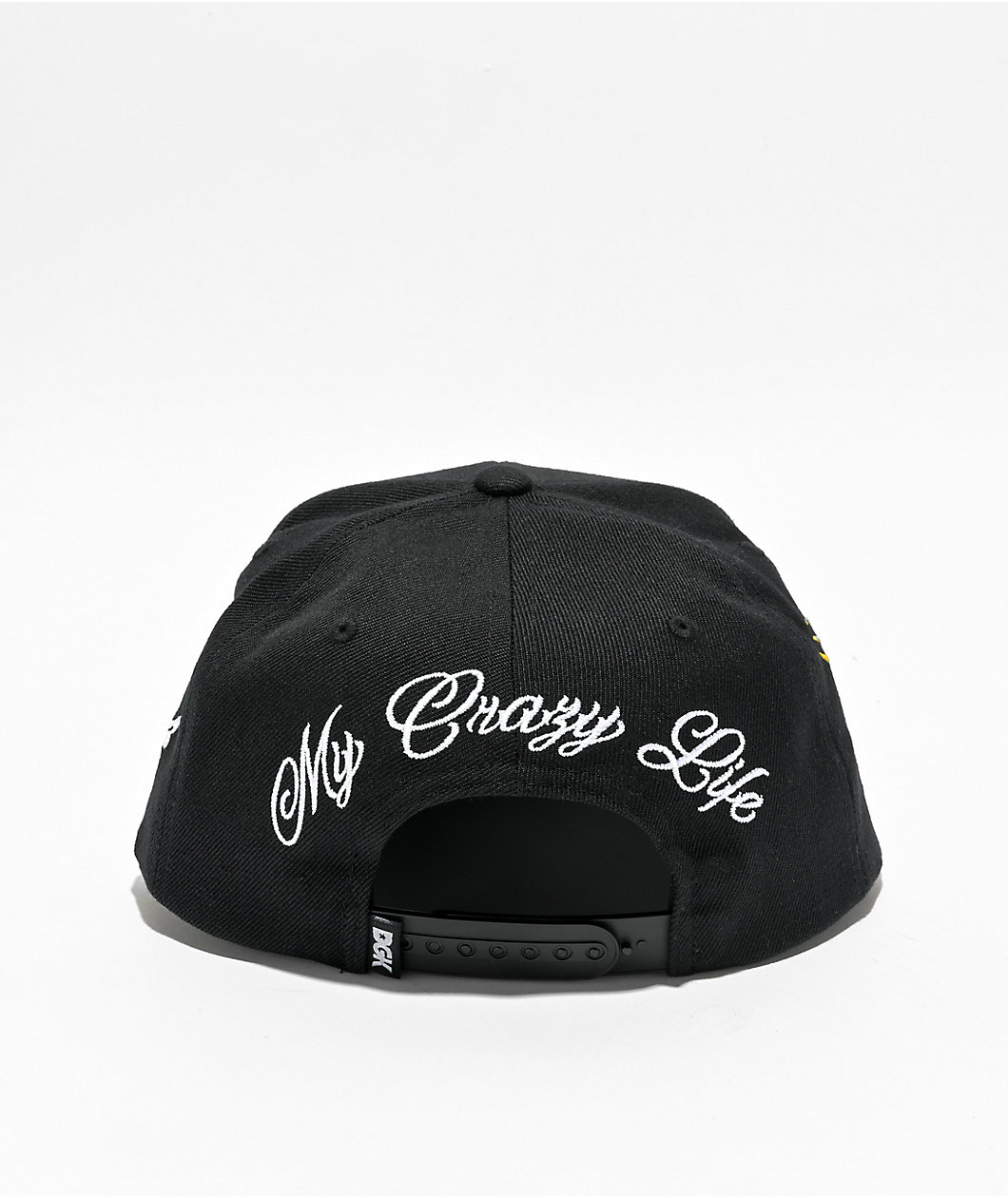 DGK Crazy Life Black Snapback Hat