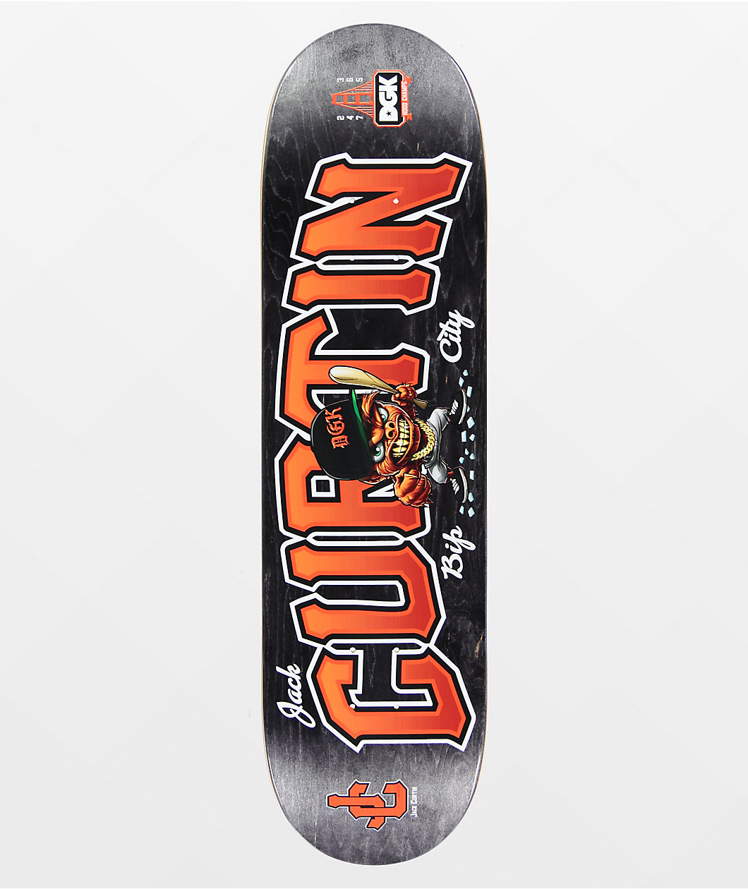 DGK Curtin Bip City 8.38" Skateboard Deck