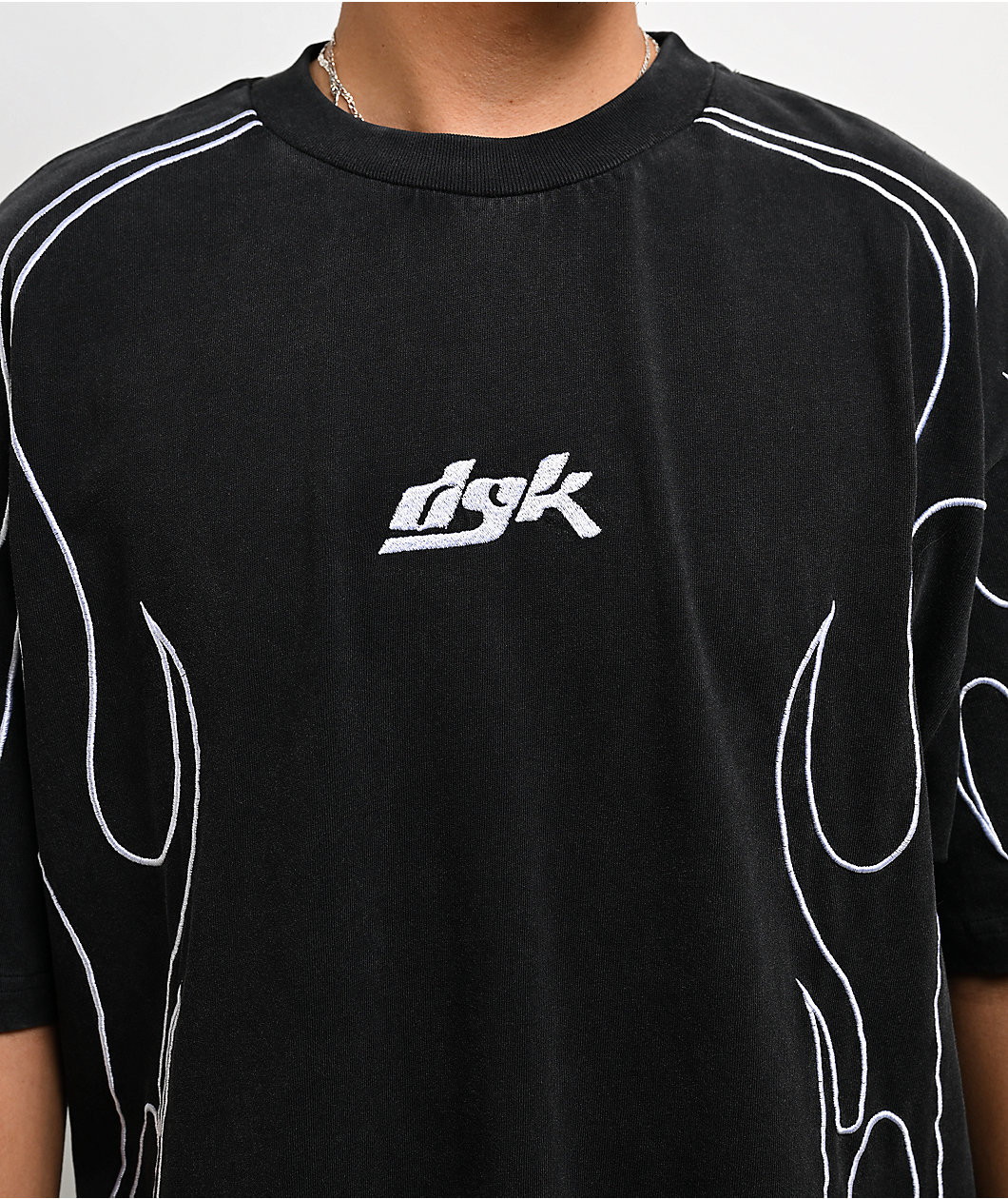 DGK Cutlass Black Wash Boxy T-Shirt