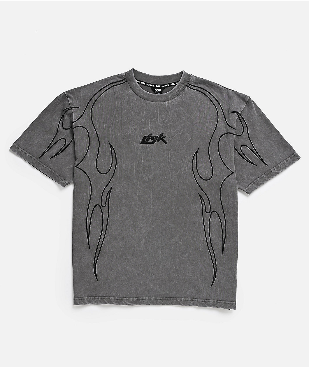 DGK Cutlass Grey Wash Boxy T-Shirt