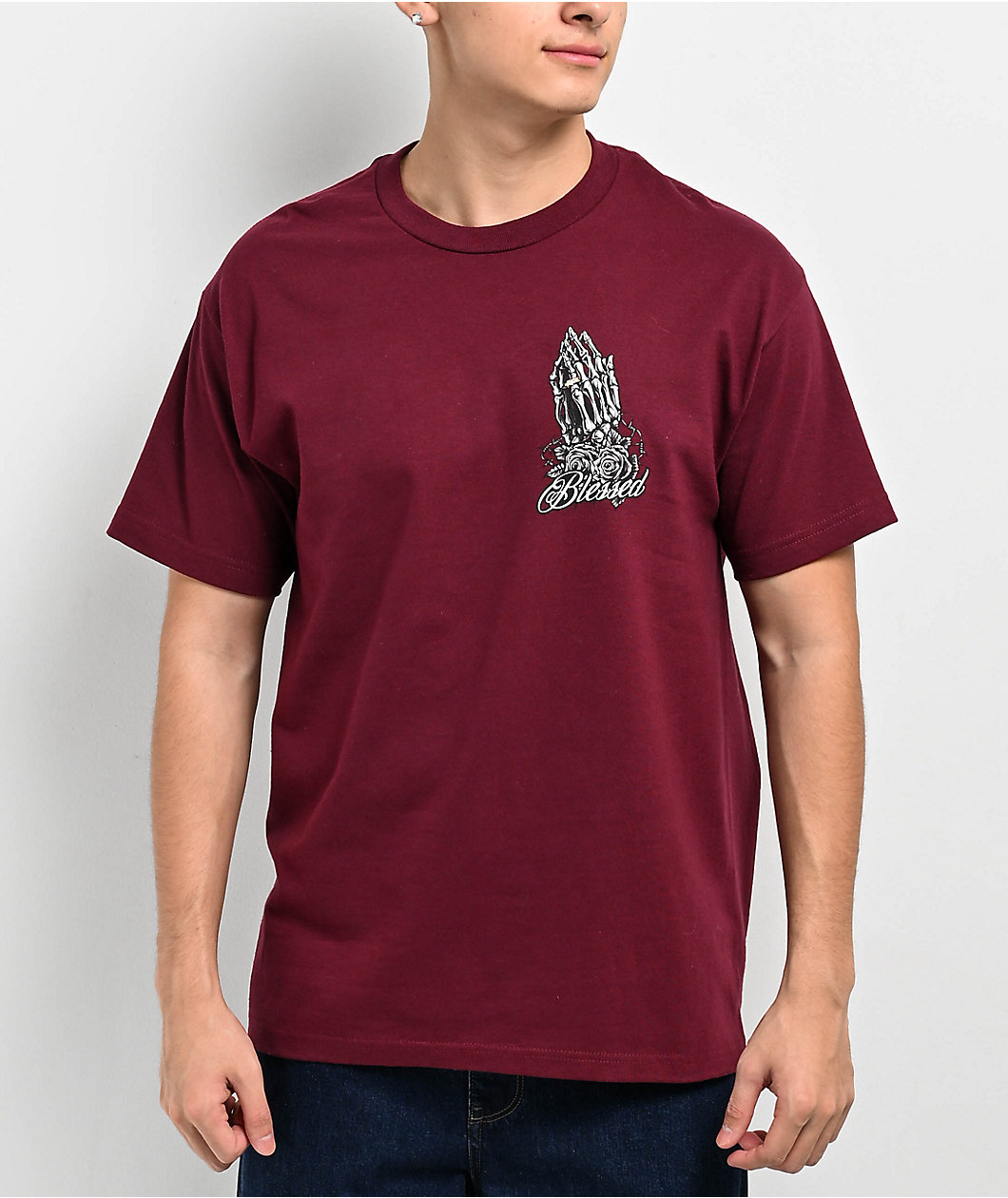 DGK Devoted Burgundy T-Shirt