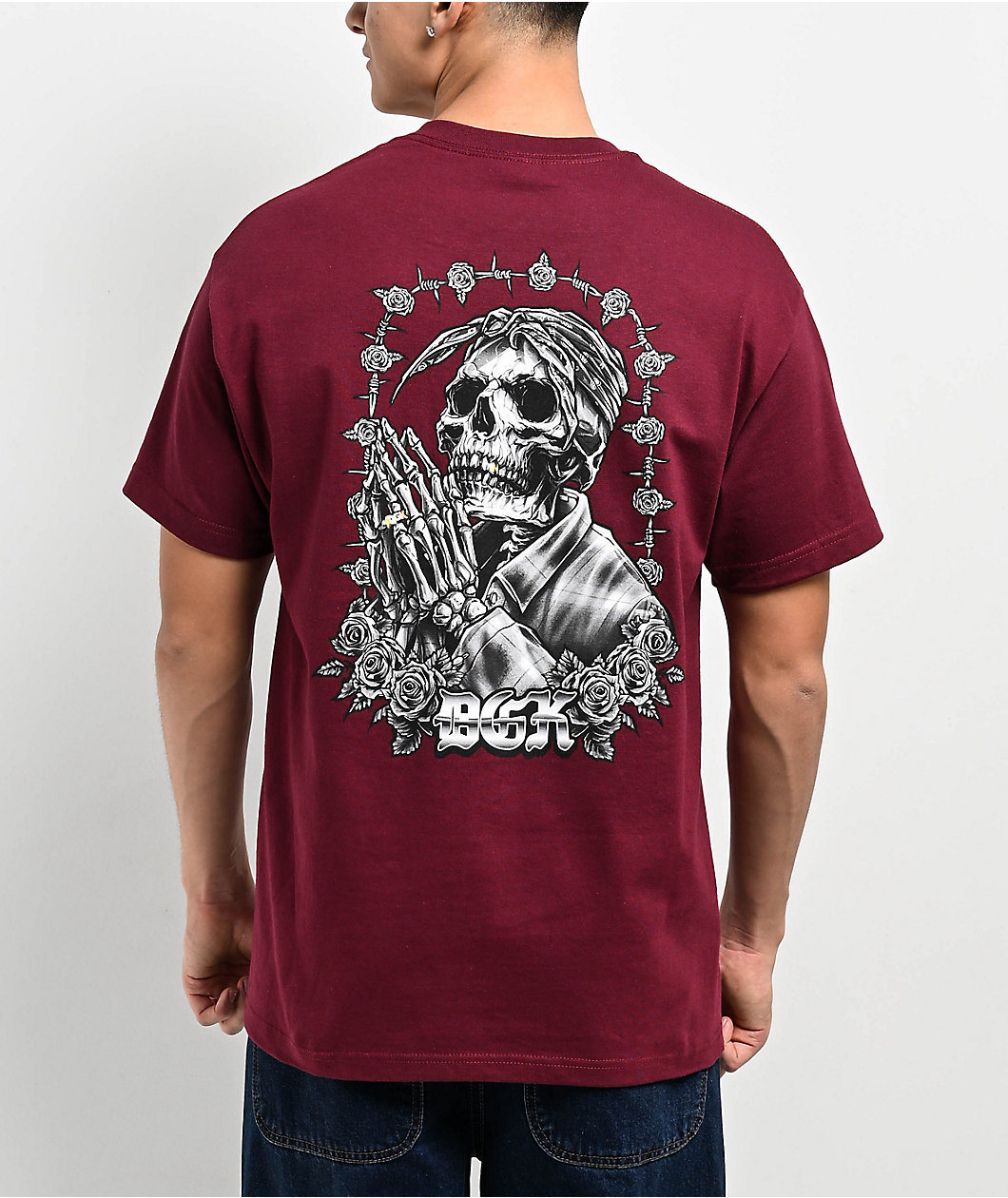 DGK Devoted Burgundy T-Shirt