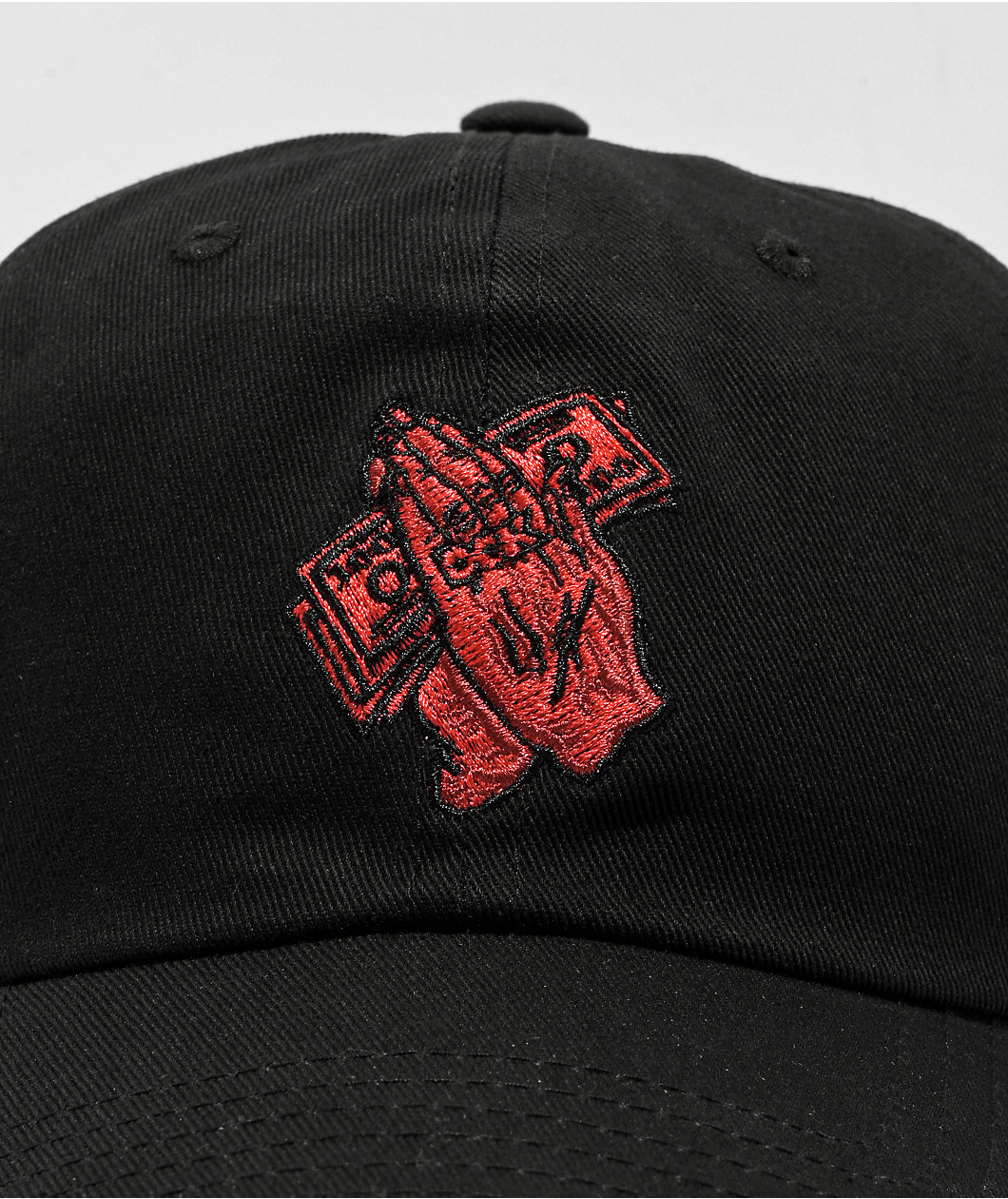 DGK Devotion Black Strapback Hat