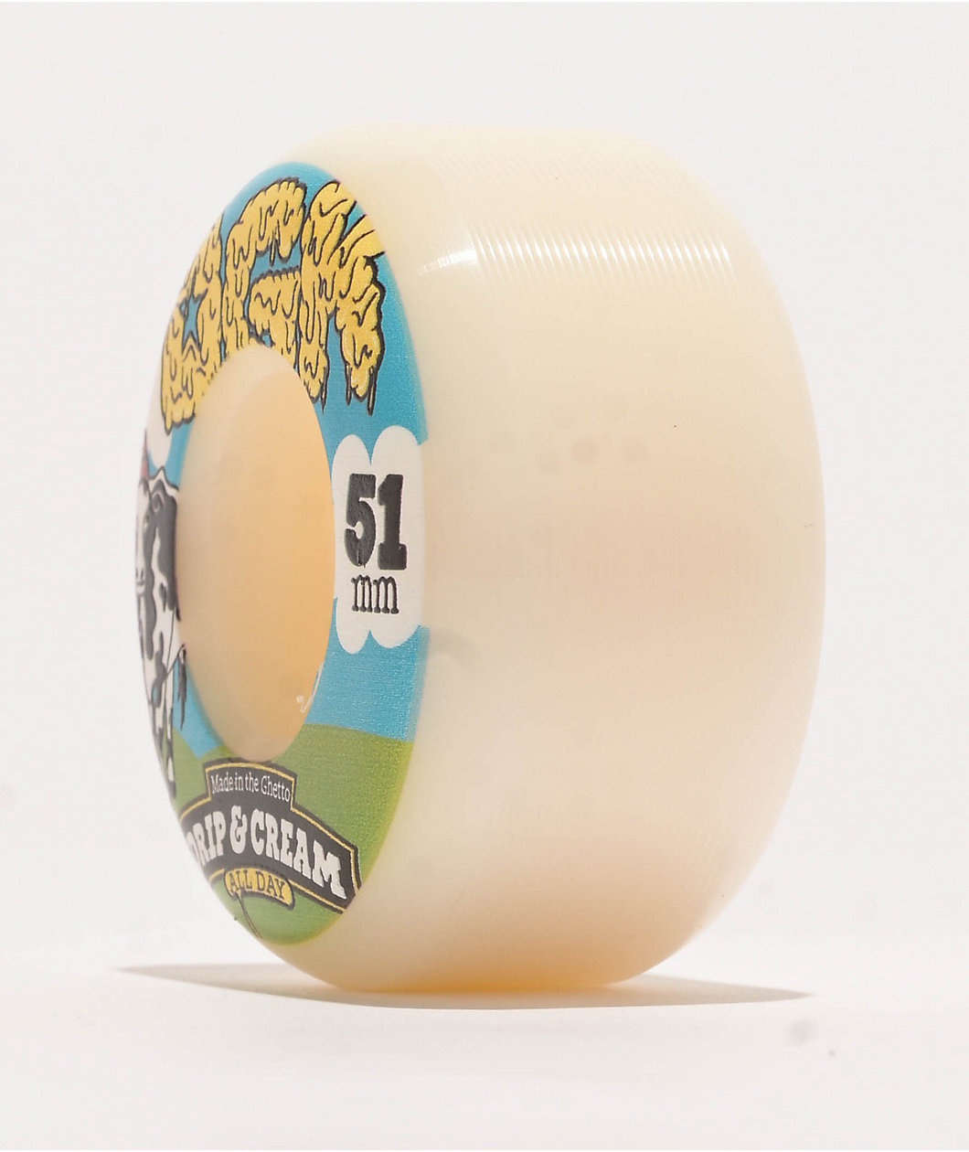 DGK Drip Cream 51mm 101a White Skateboard Wheels