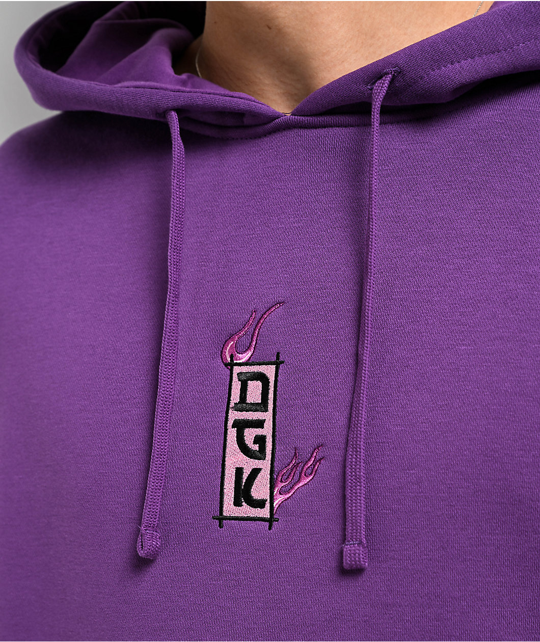 DGK Fire Blossom Purple Hoodie