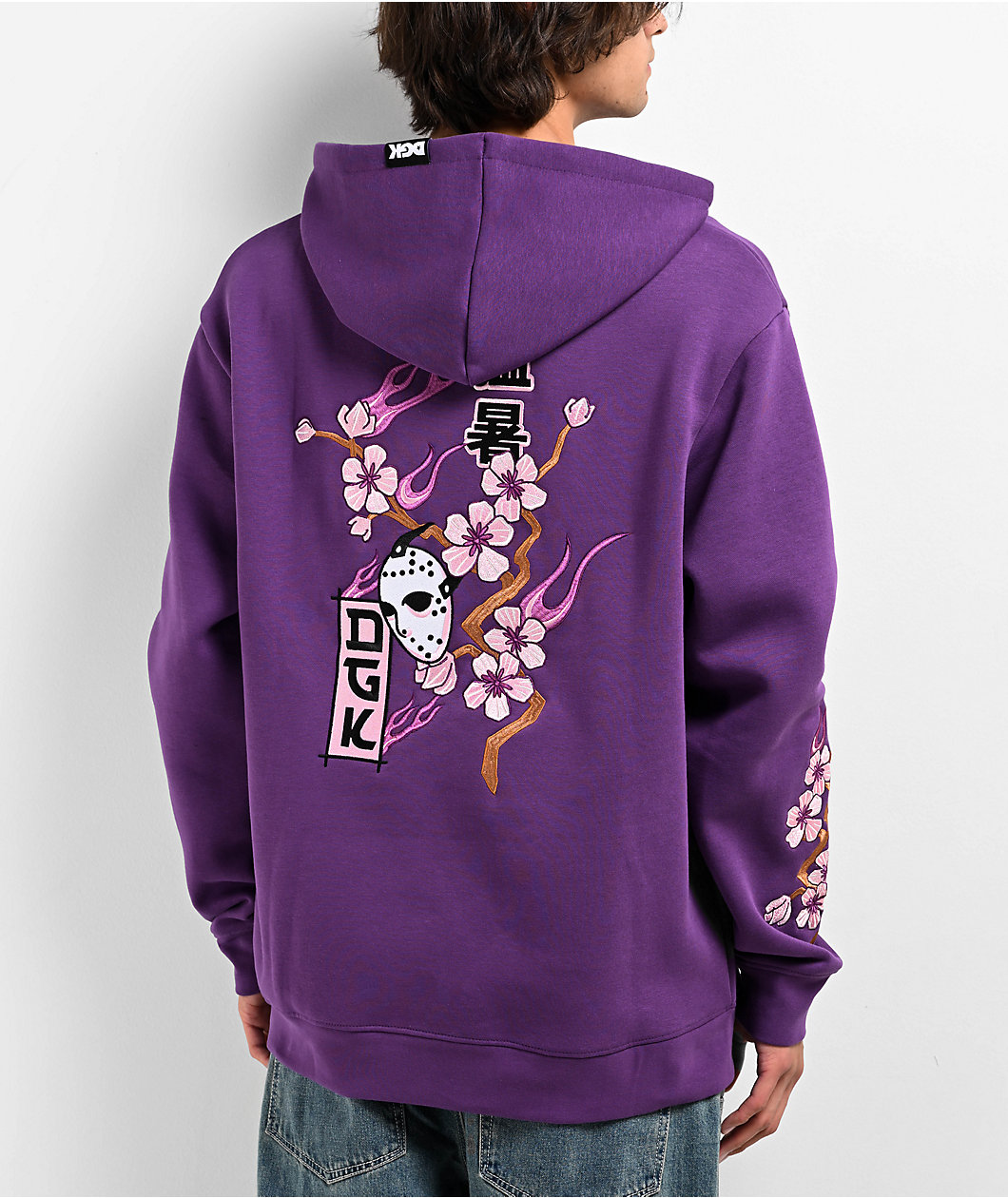 DGK Fire Blossom Purple Hoodie Vancouver Mall