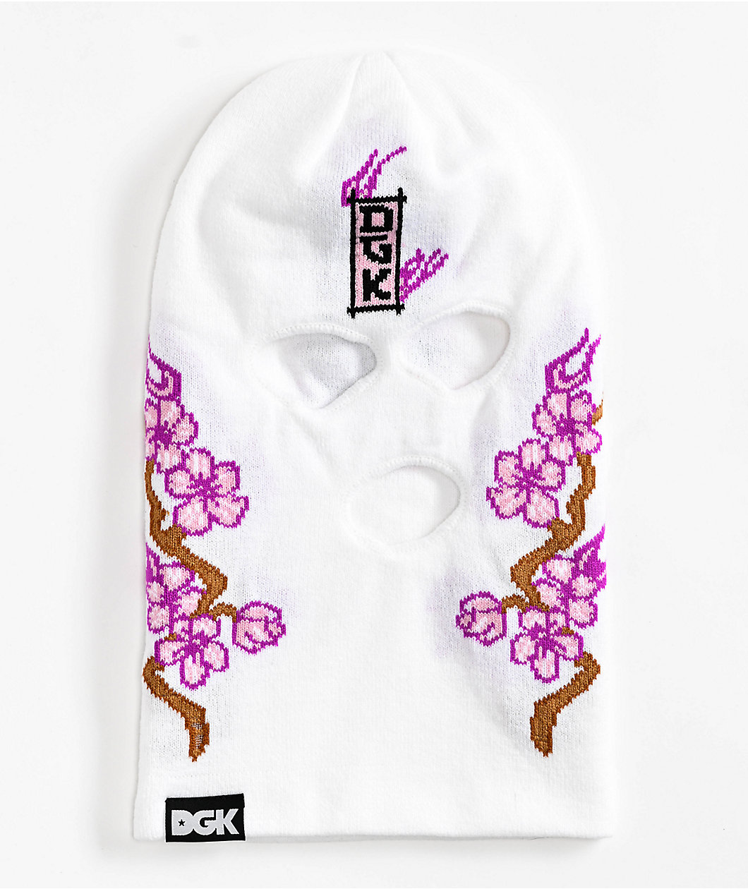 DGK Fire Blossom White Balaclava