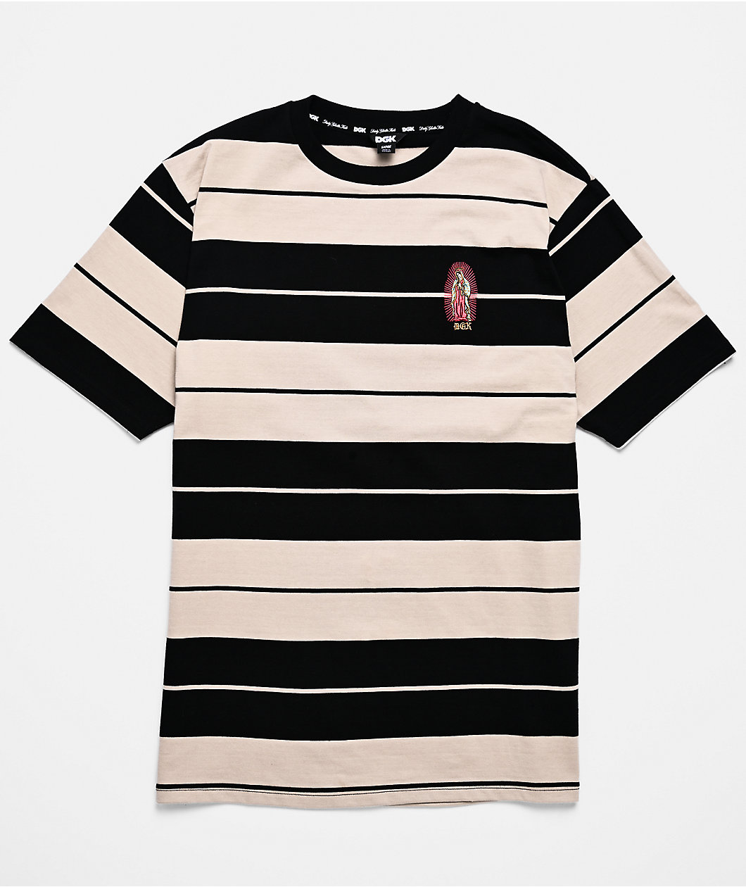 DGK Glory Black & Sand Knit T-Shirt