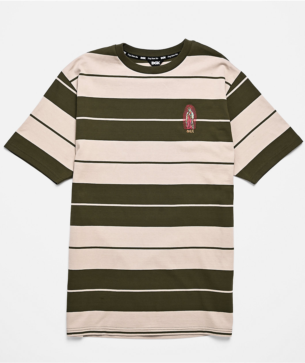 DGK Glory Olive & Sand Knit T-shirt