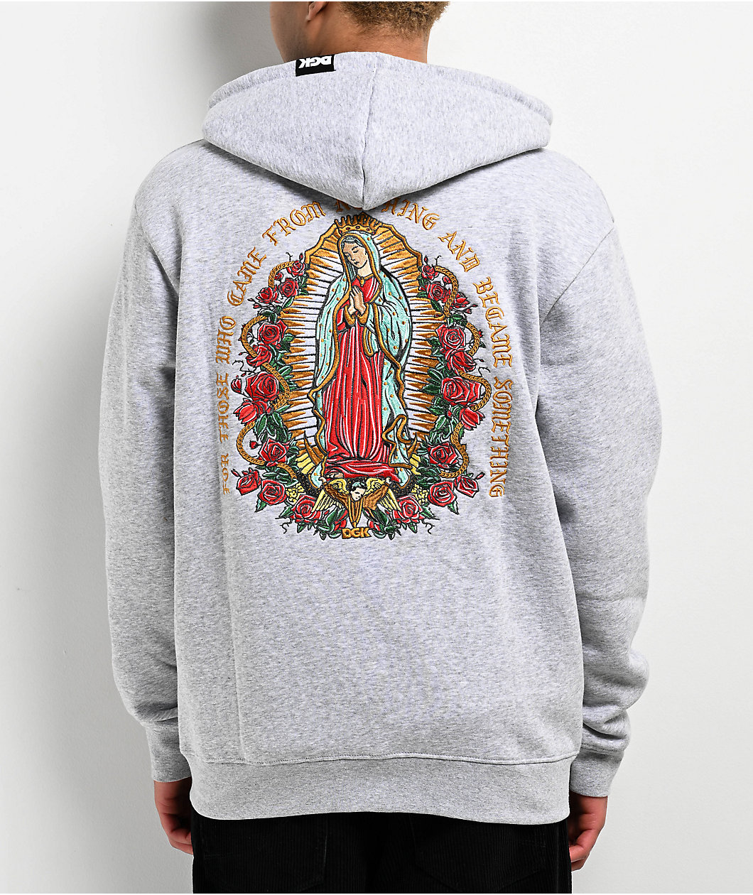 DGK Guadalupe Grey Zip Hoodie