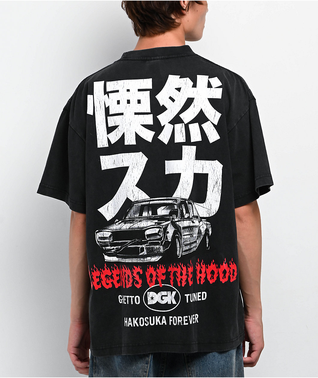 DGK Hakosuka Heavyweight Black Wash T-Shirt