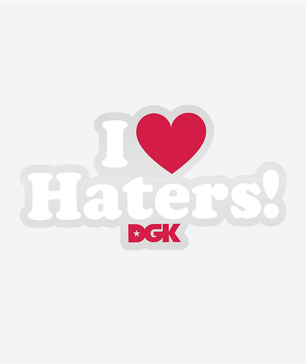 DGK Haters XL Sticker