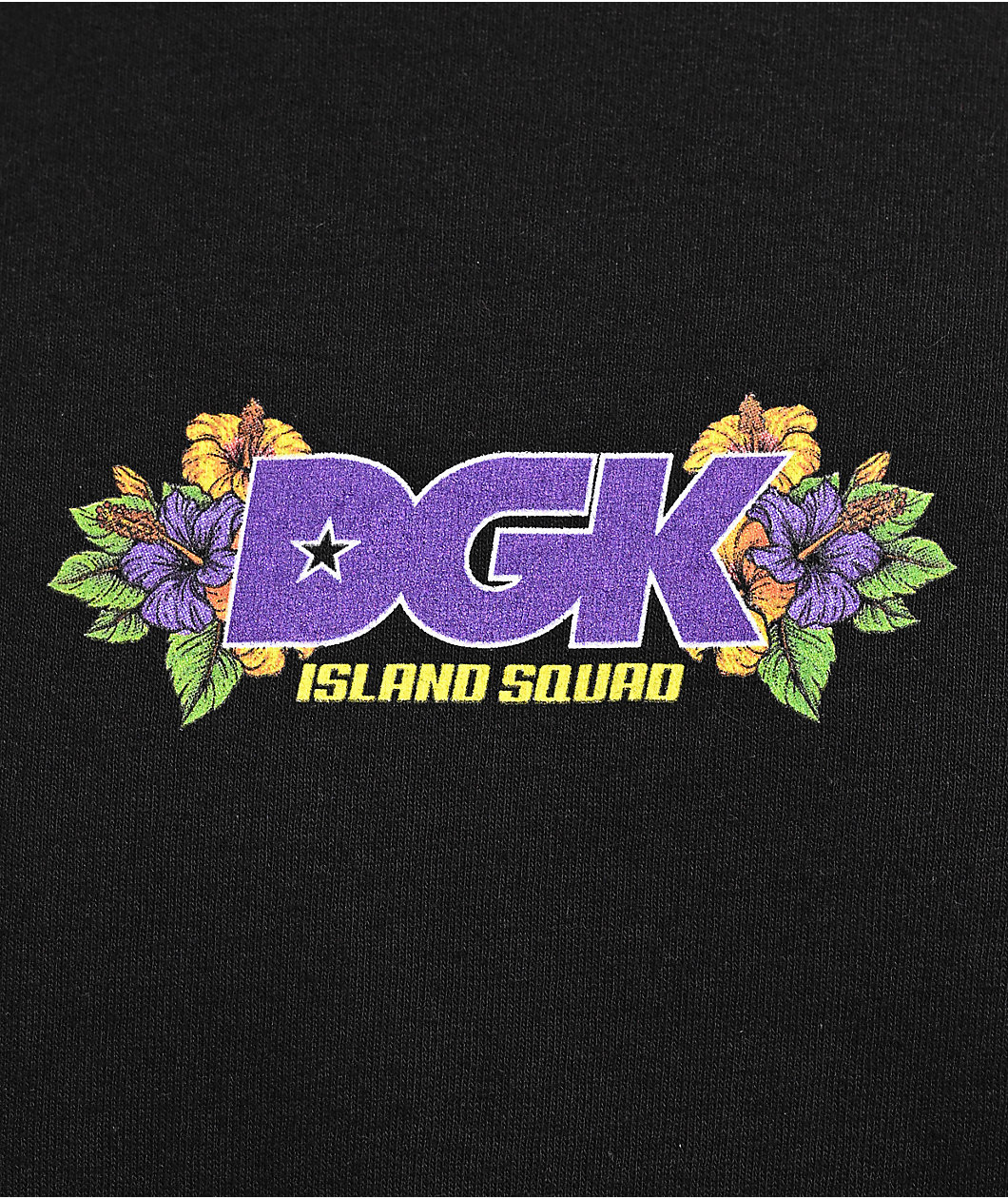 DGK Hibiscus Heat Black T-Shirt