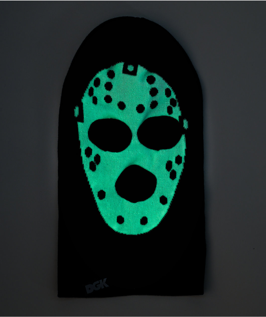 DGK Hooligan Glow In The Dark Black Balaclava