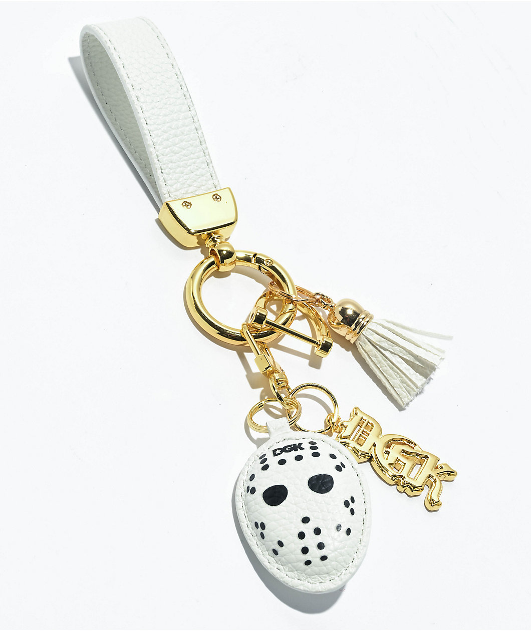 DGK Hooligan White Keychain