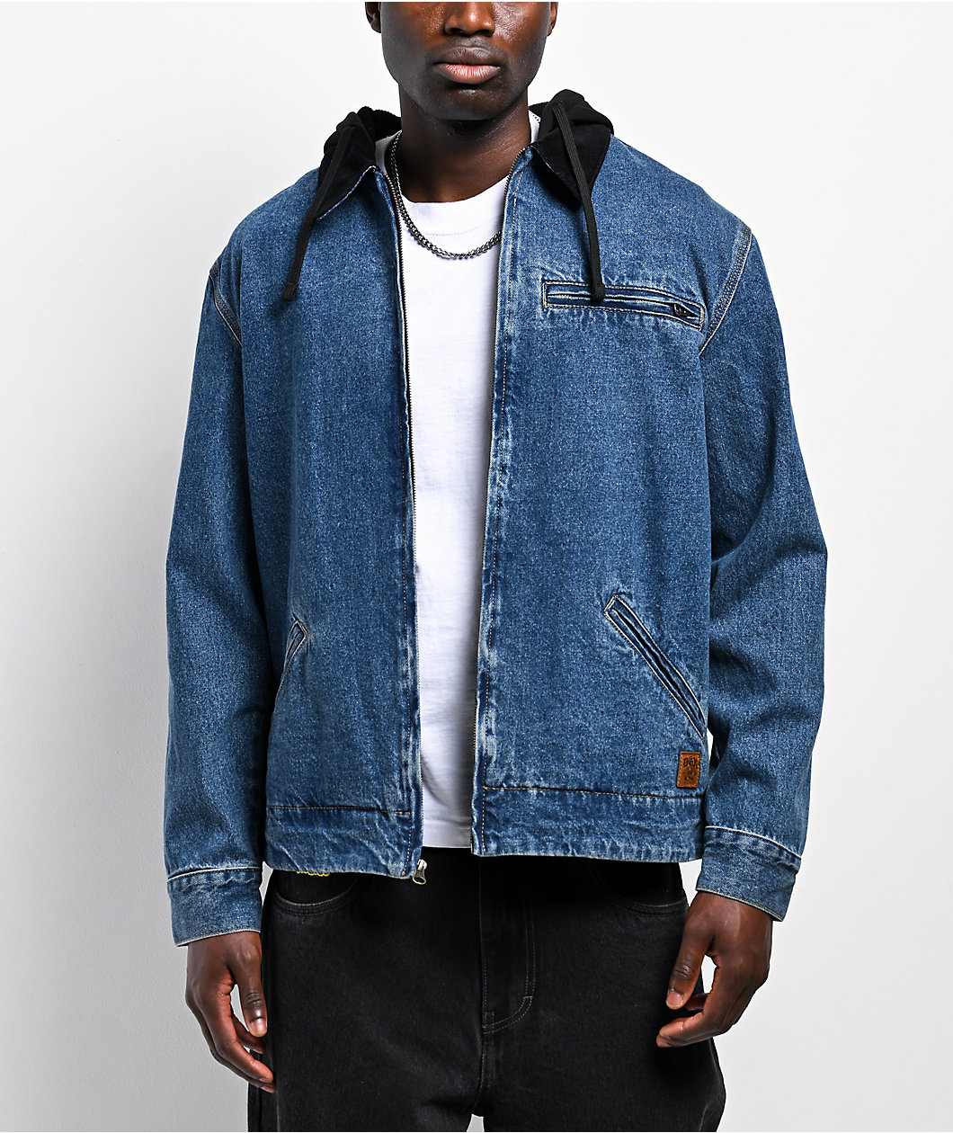DGK Imagine Indigo Hooded Denim Jacket
