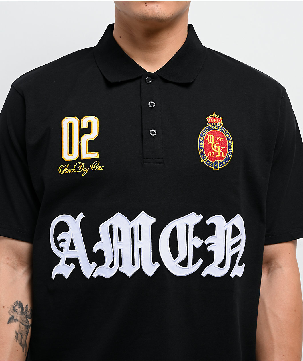 DGK Imperial Black Polo Shirt