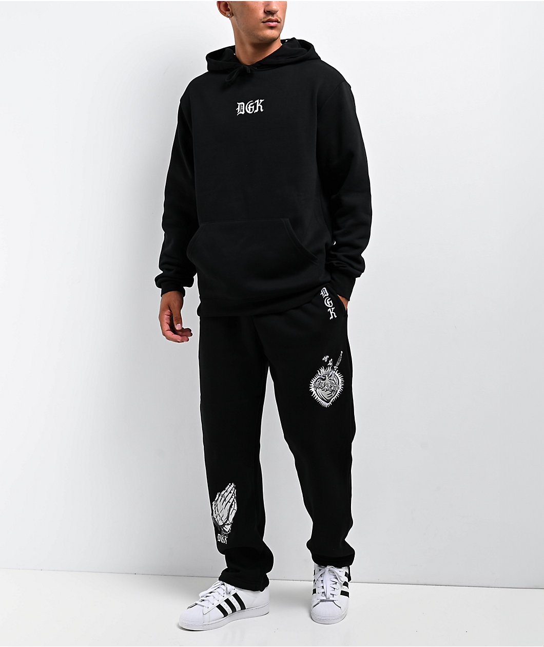 DGK Inked Fleece Black Hoodie