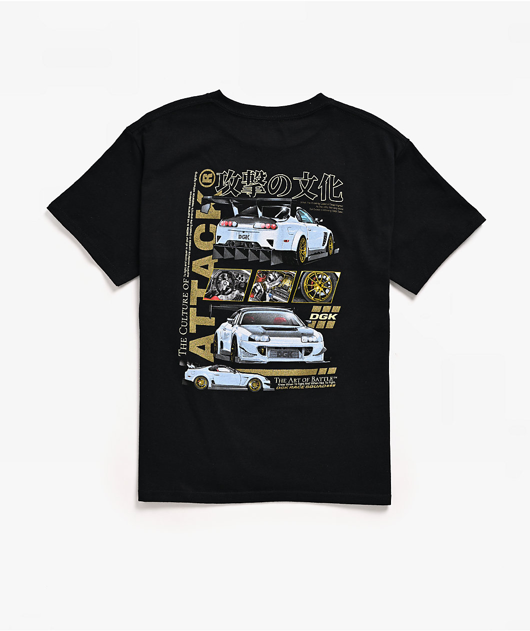 DGK Kids Attack Black T-Shirt