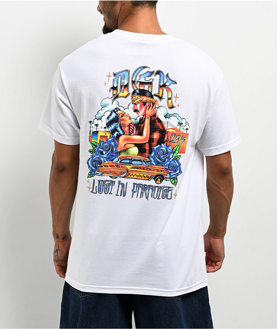 DGK Lost In Paradise White T-Shirt