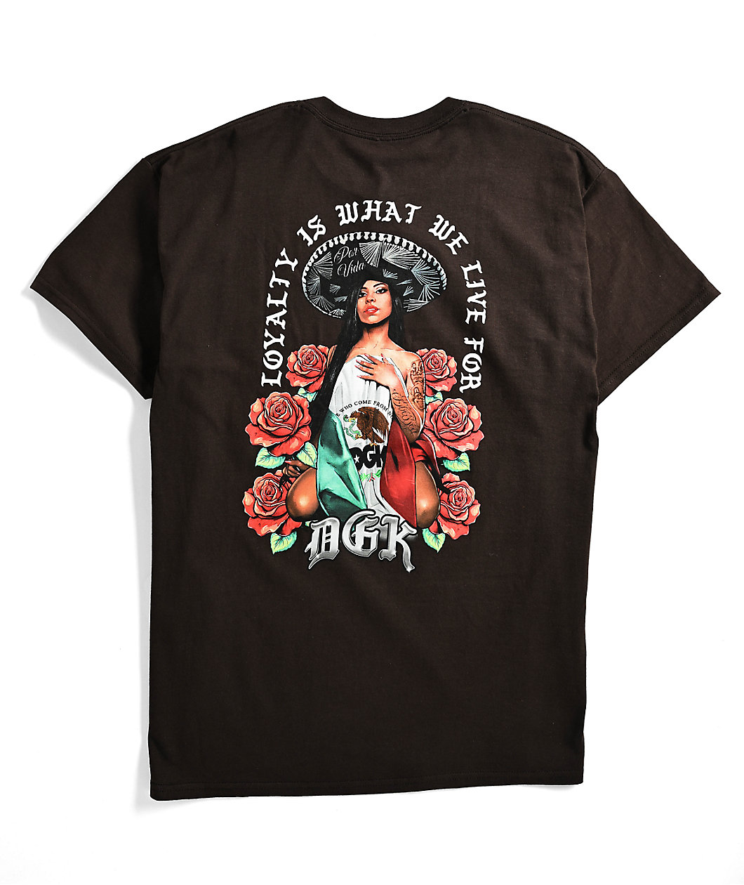 DGK Mamacita Dark Chocolate T-Shirt