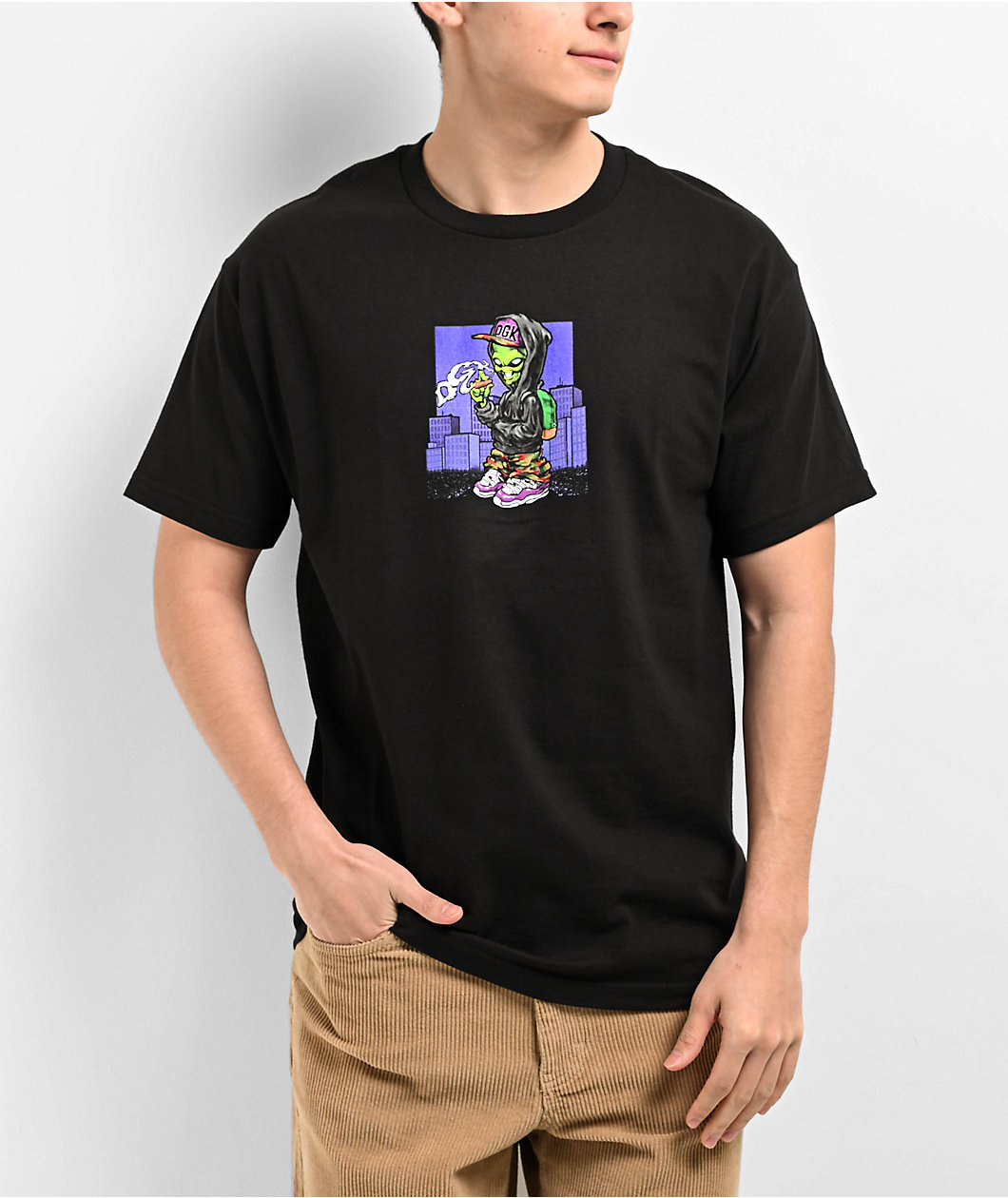 DGK Martian Black T-Shirt