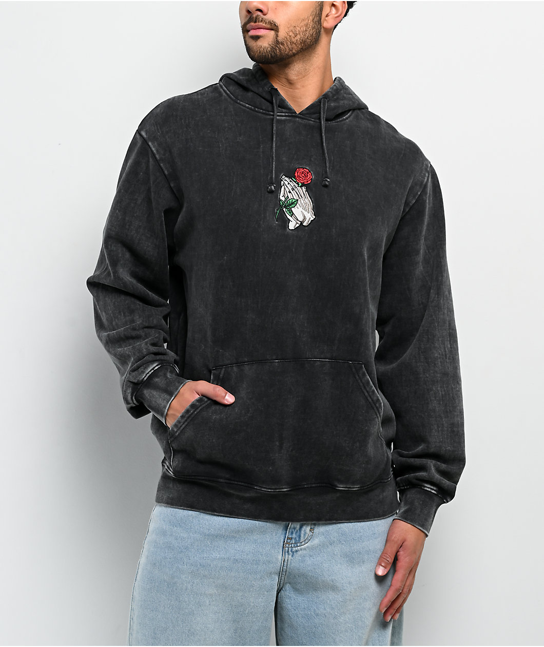 DGK Mercy Vintage Black Wash Hoodie