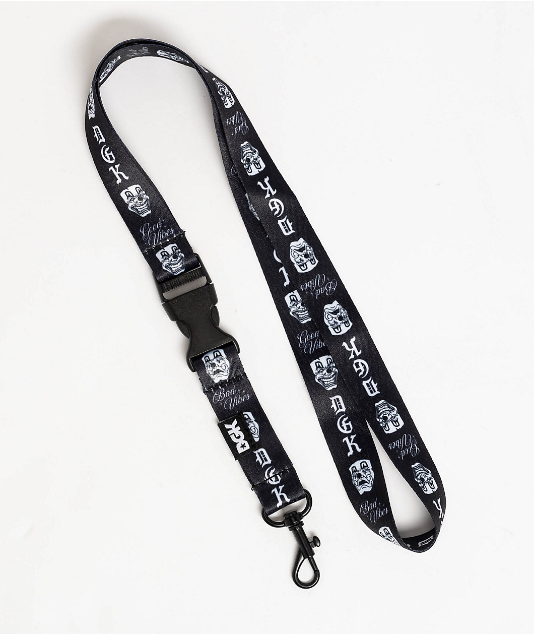 DGK Mindset Black Lanyard