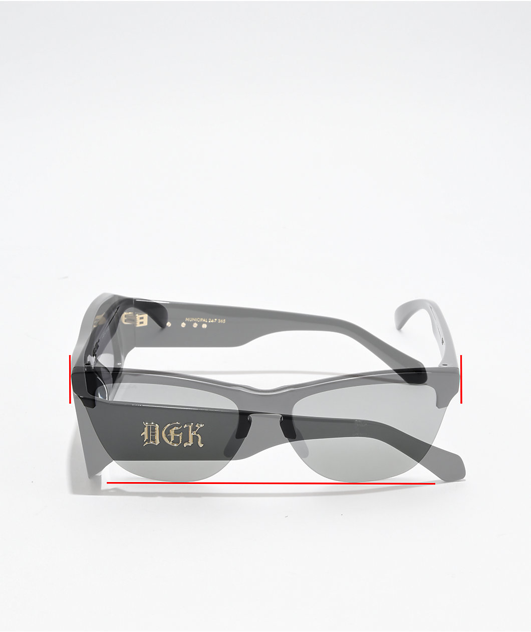 DGK Municipal Black & Gold Sunglasses