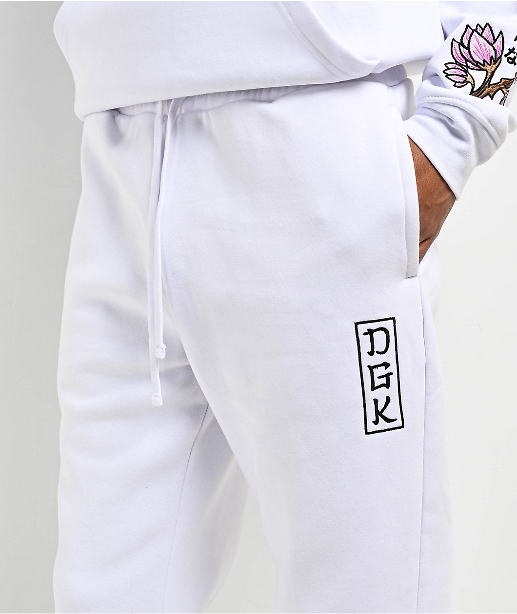 DGK Mystical White Sweatpants