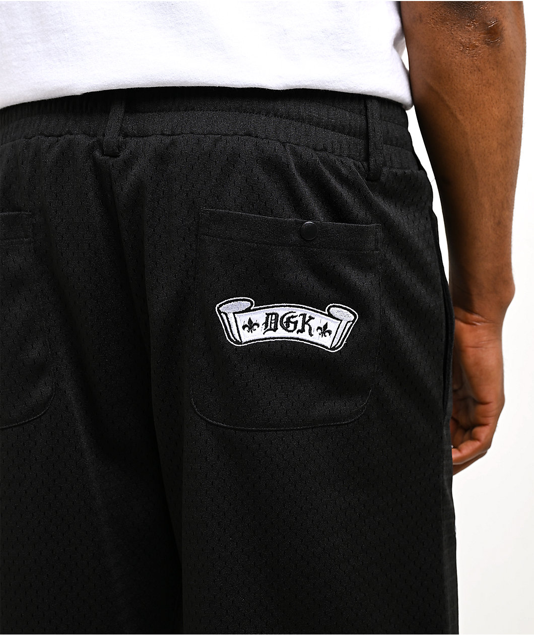 DGK Noble Black Mesh Shorts