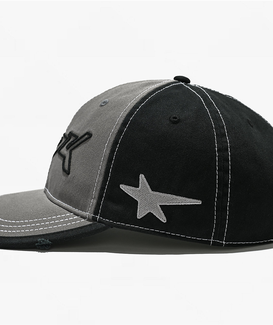 DGK Omega Distressed Grey Snapback Hat