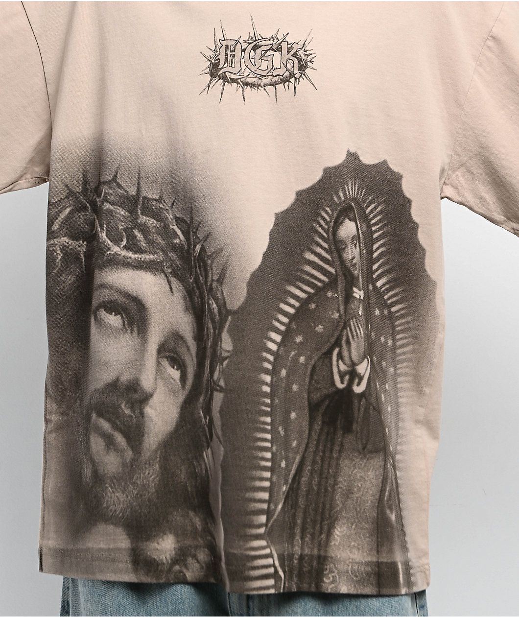 DGK Para Siempre Heavyweight Tan T-Shirt