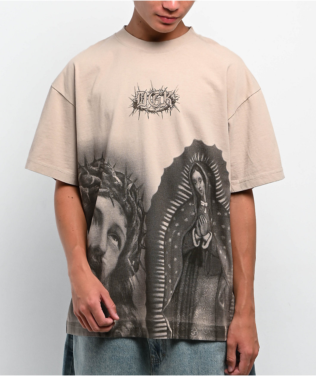 DGK Para Siempre Heavyweight Tan T-Shirt