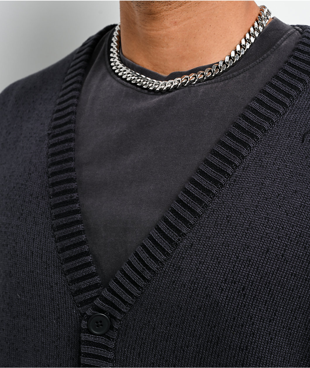 DGK Redemption Charcoal Cardigan