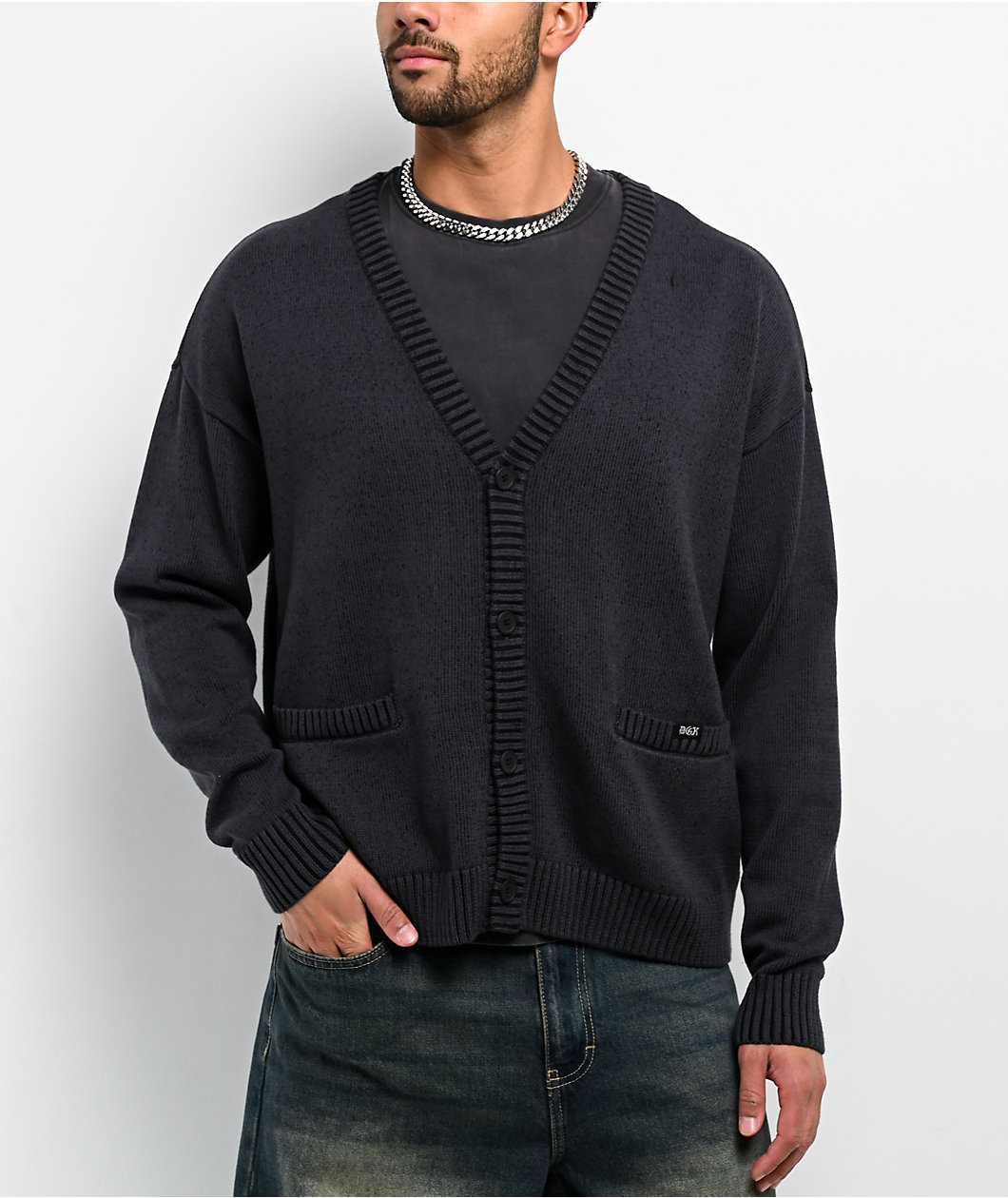 DGK Redemption Charcoal Cardigan