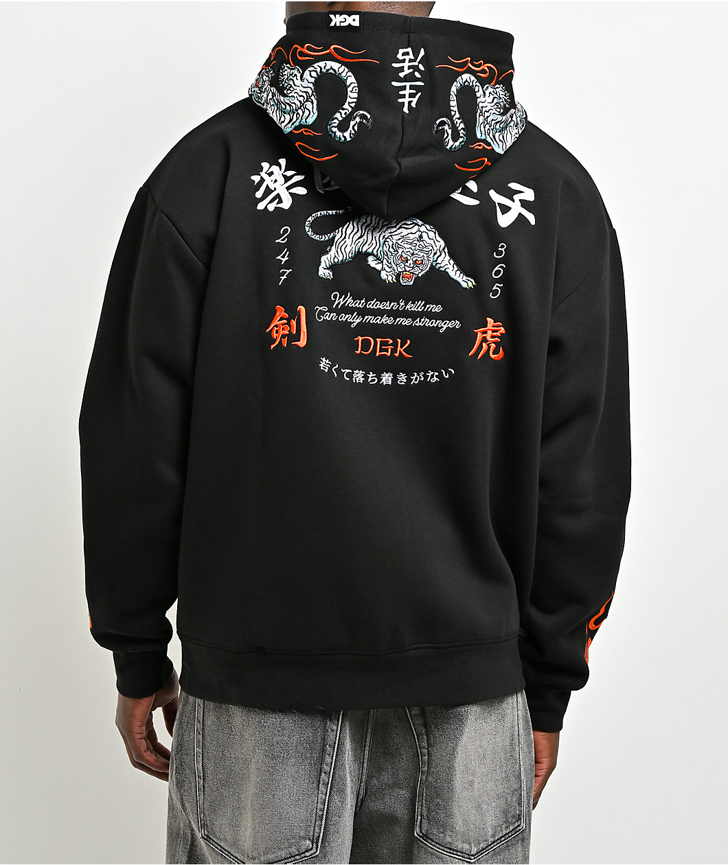 DGK Roamer Black Zip Hoodie