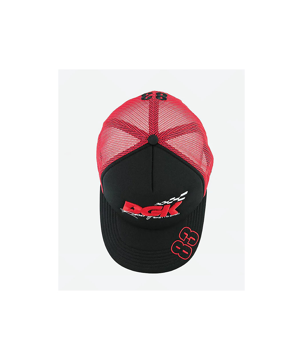 DGK Sakura Black & Red Trucker Hat