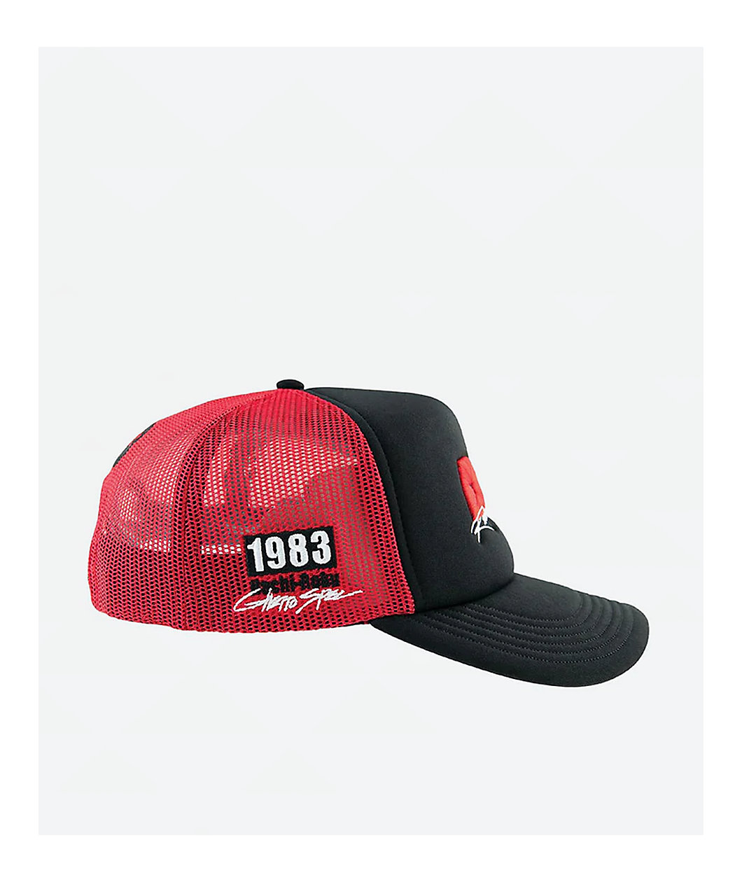 DGK Sakura Black & Red Trucker Hat