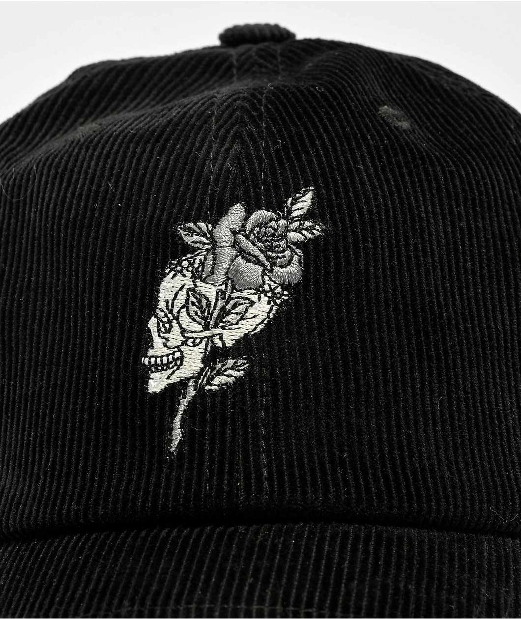 DGK Stay True Black Corduroy Strapback Hat