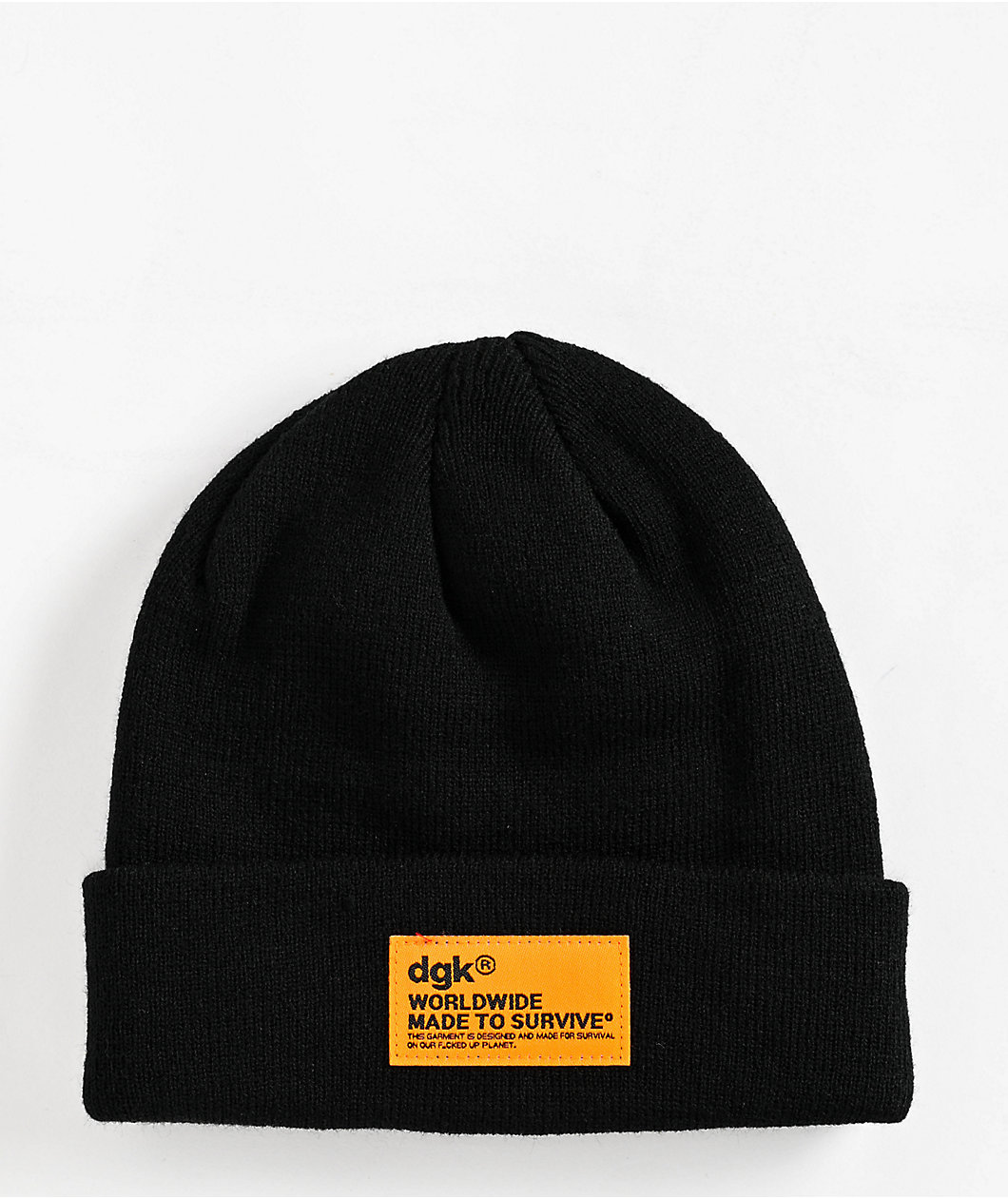 DGK Survival Black Beanie