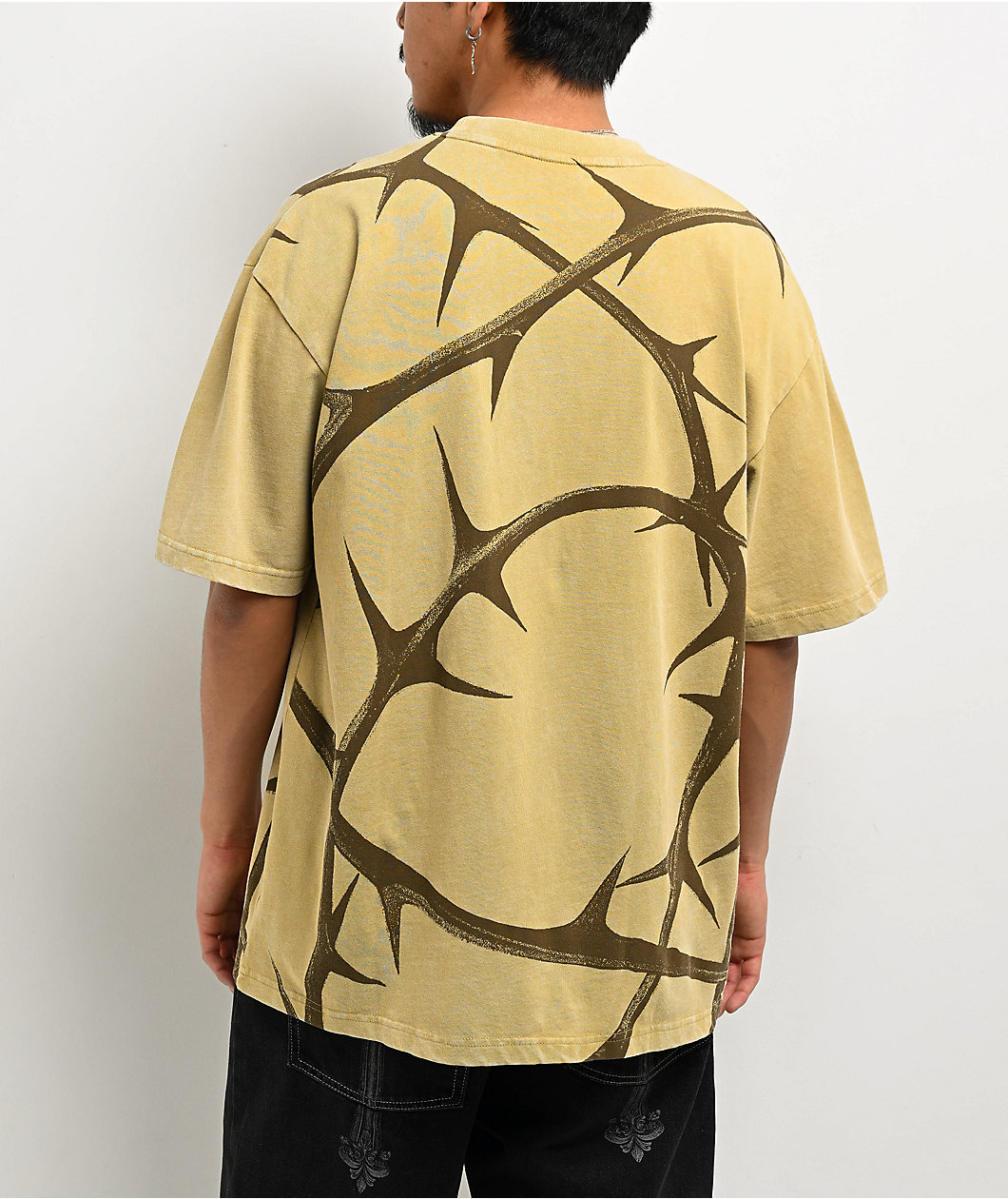 DGK Thorn Light Brown Wash Boxy T-Shirt