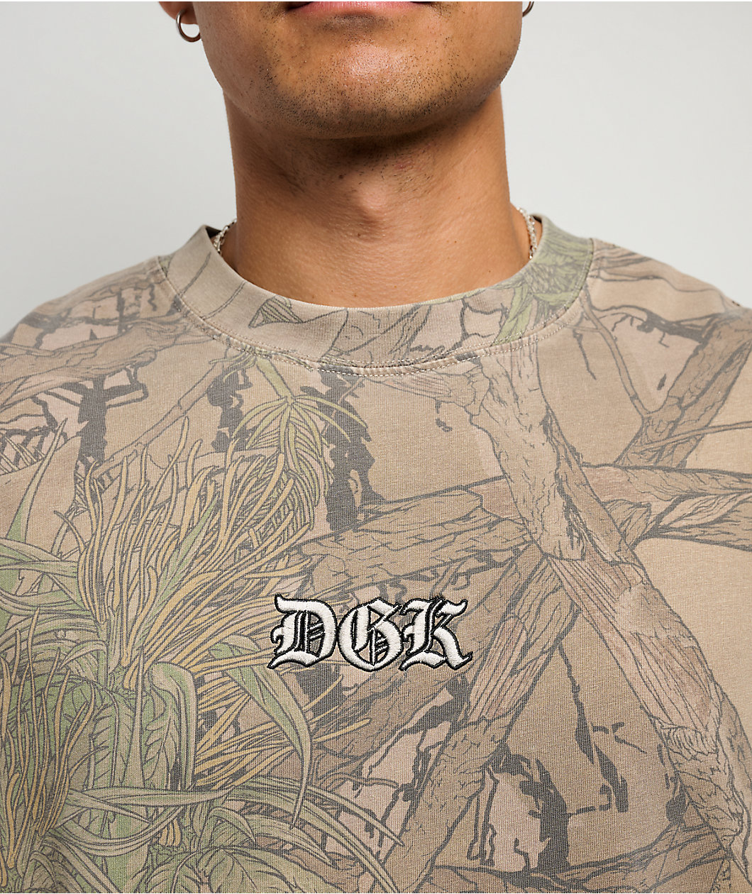 DGK Timber Camo Wash Long Sleeve T-Shirt