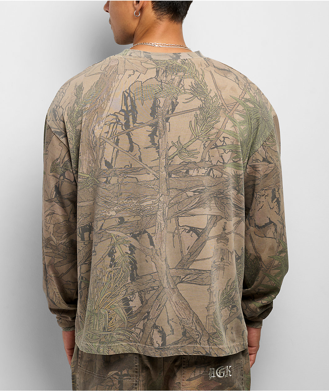 DGK Timber Camo Wash Long Sleeve T-Shirt