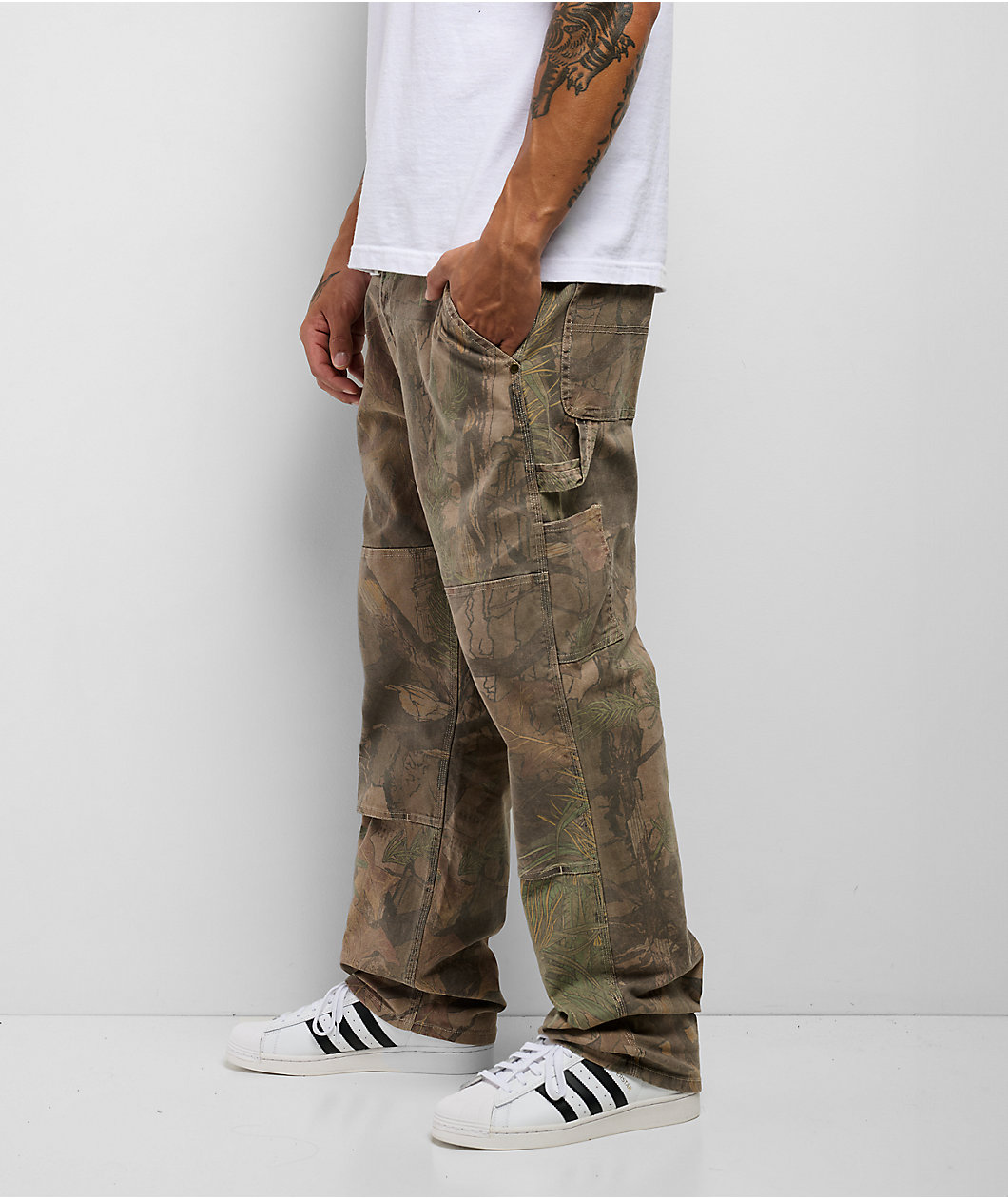 DGK Timber Double Knee Camo Wash Carpenter Pants