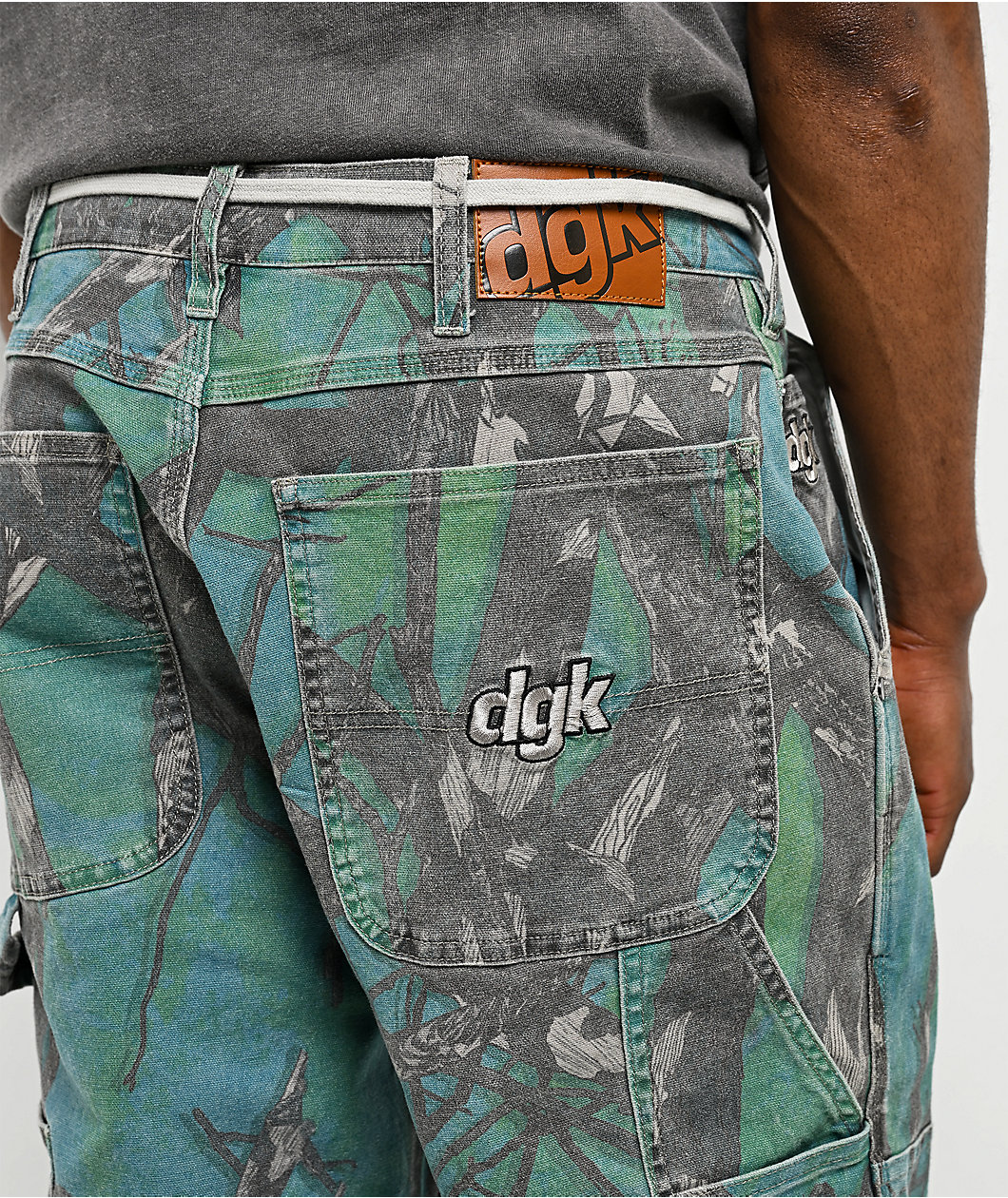 DGK Timber Mint Vintage Wash Canvas Carpenter Jeans